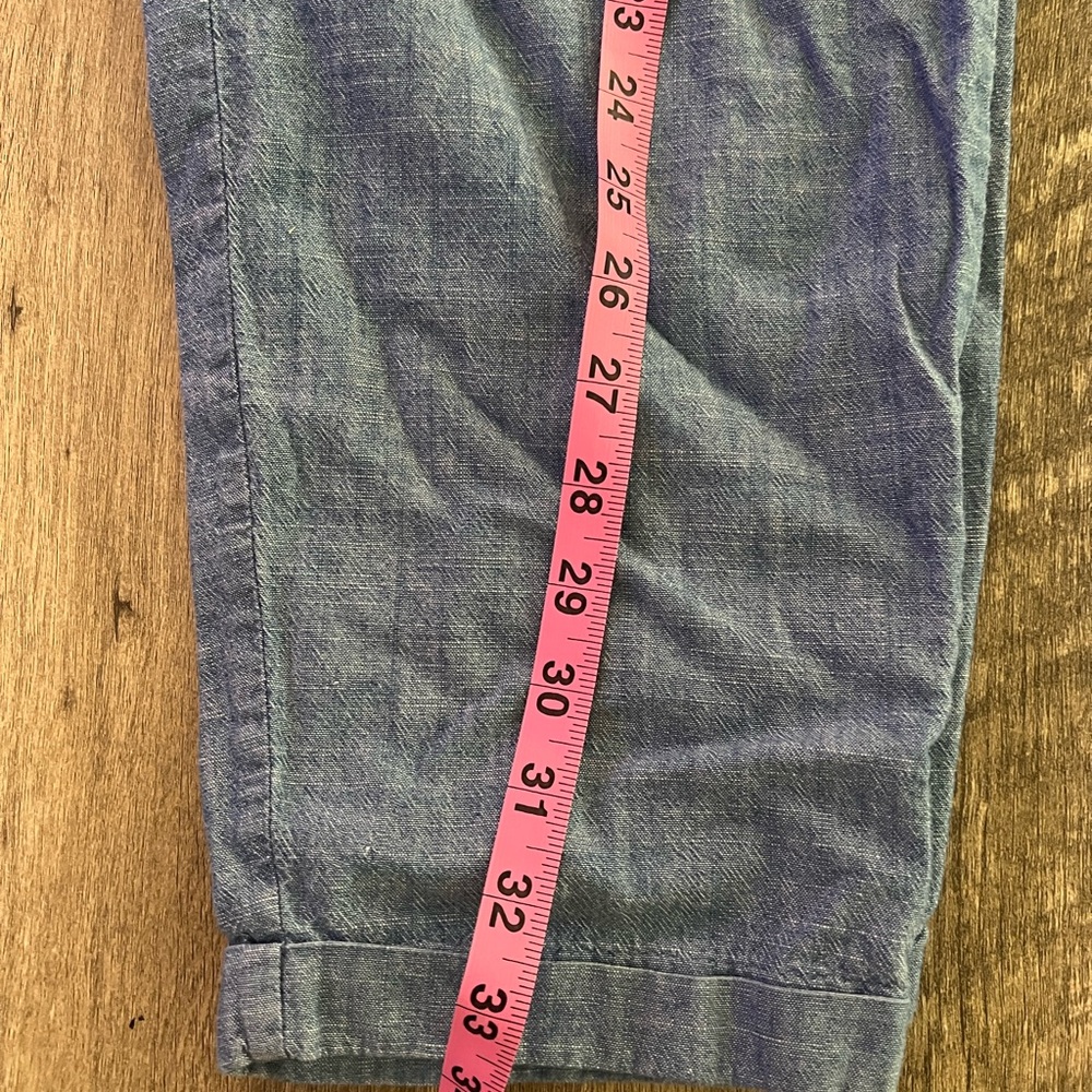 J. Crew Blue Elastic Waist Pants - Picture 5 of 5